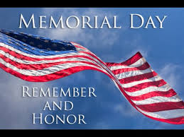 Closed in Observance of Memorial day